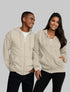 FRUIT OF THE LOOM EVERSOFT FLEECE FULL ZIP HOODIE SWEATSHIRT
